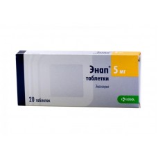 Энап 5 мг 20 табл