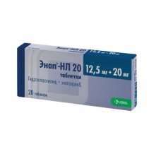 Энап нl 12,5 мг плюс 20 мг 20 табл
