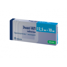 Энап нl 12,5 мг плюс 10 мг 20 табл