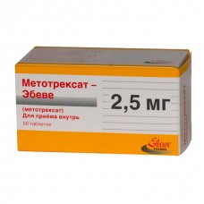 Метотрексат-эбеве 2,5 мг 50 табл