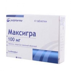 Максигра 100 мг 4 табл