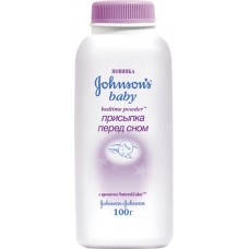 Johnson & johnson присыпка детская перед сном 100г