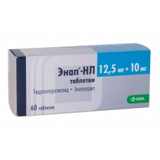 Энап нl 12,5 мг плюс 10 мг 60 табл