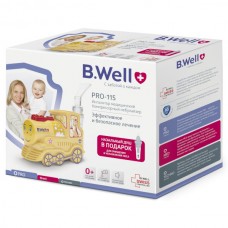 Ингалятор b well pro-115к паровозик компрессорный