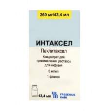 Интаксел конц для инф 6 мг/мл 43,4 мл 1 фл