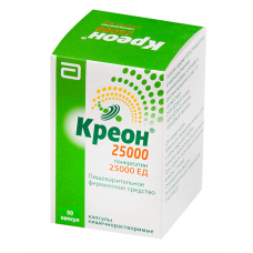 Креон 25000 ед 50 капс