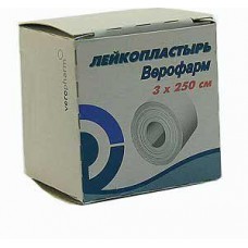 Лейкопластырь верофарм 3*250