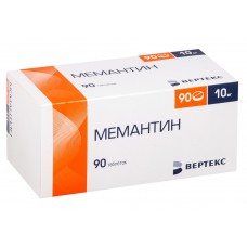 Мемантин 10 мг 90 табл