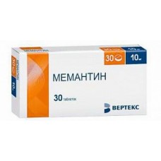 Мемантин-вертекс 10 мг 30 табл