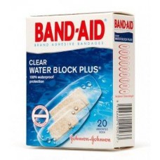 Пластырь band-aid антисептический водостойкий прозрачный 20 шт.