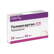 Телмисартан-сз 80 мг 28 табл