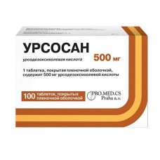 Урсосан таблетки 500 мг 100 шт