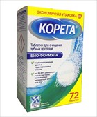 корега таблетки для очистки зубных протезов биоформула мятная свежесть 72 шт фото